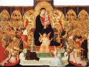 Ambrogio Lorenzetti Madonna with Angels and Saint china oil painting reproduction